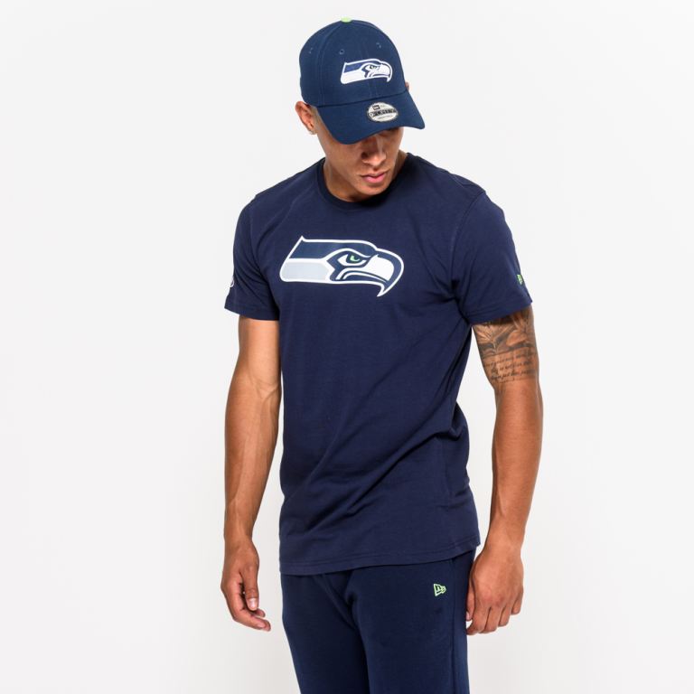 Ropa New Era Nfl Azules - Seattle Seahawks Team Logo 93564VGTJ